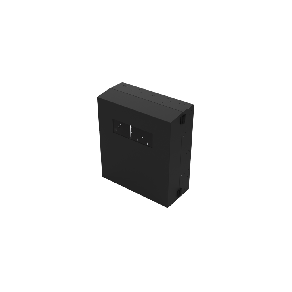 Gabinete de Pared con Rack Horizontal de 6 UR, con Ventanilla de Inspe