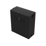 Gabinete de Pared con Rack Horizontal de 6 UR, con Ventanilla de Inspe