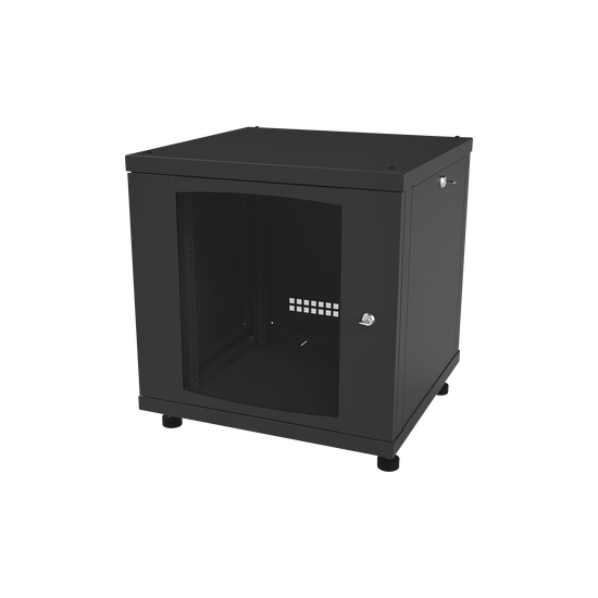 Gabinete Profesional para Telecomunicaciones de 12UR, 638 mm Profundid
