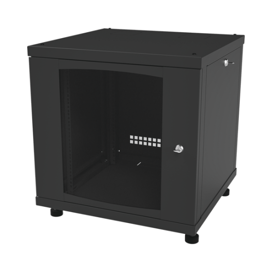 Gabinete Profesional para Telecomunicaciones de 12UR, 638 mm Profundid