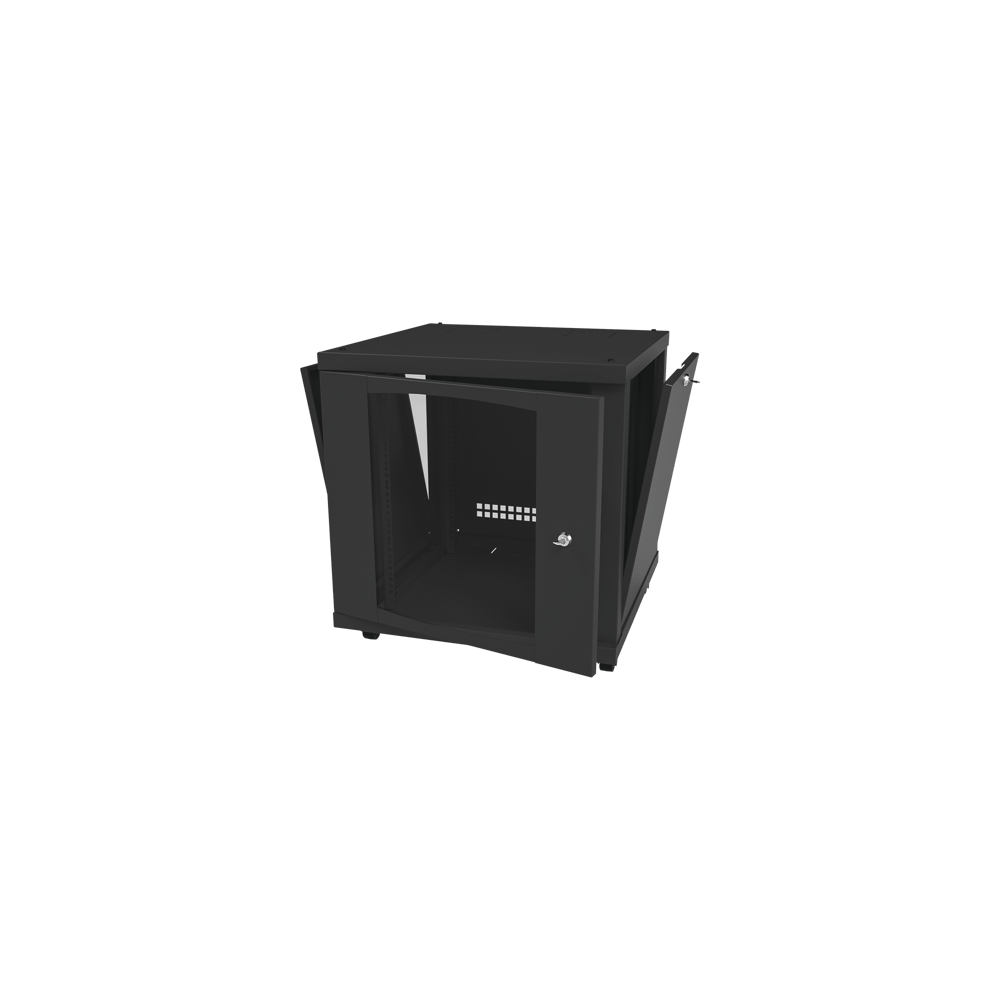 Gabinete Profesional para Telecomunicaciones de 12UR, 638 mm Profundid