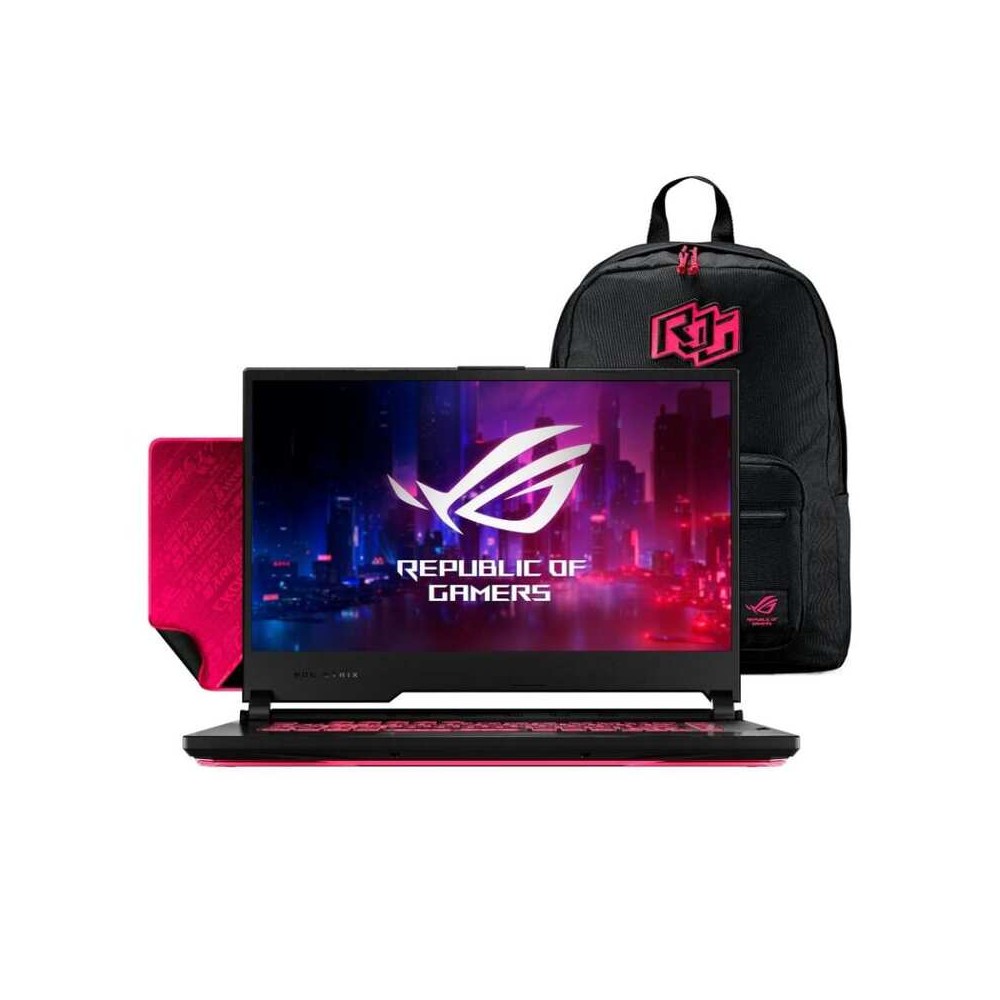 LAPTOP ASUS ROG 15.6" Ci5 1030 16GB 512SSD GTX1650 W10H G512LICHERRI