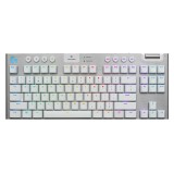 TECLADO LOGITECH G915 TKL LIGHTSPEED WIRELESS RGB BLANCO (920-009660)