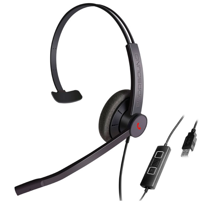 EPIC 301, Diadema UC, control llamada, mute y vol, conexión por USB (M