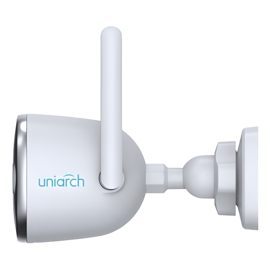 Uho-B2D-M3F3D, Cámara IP Bullet WiFi, 3MP, Lente 2.8 mm, IR 20m, Micro