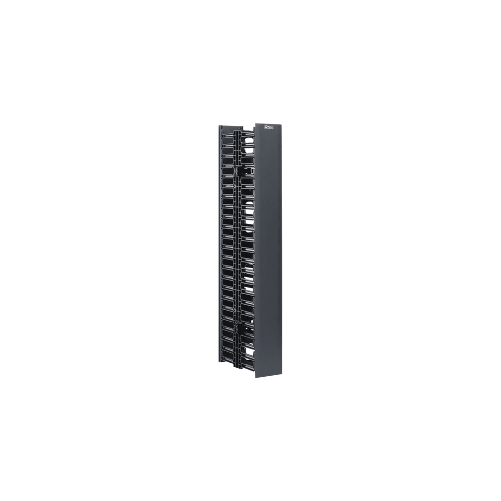 Organizador Vertical NetRunner, Doble (Frontal y Posterior), Para Rack
