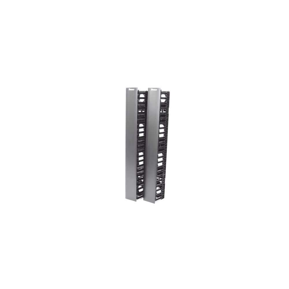 Organizador Vertical NetRunner, Doble (Frontal y Posterior), Para Rack