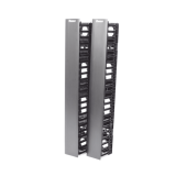 Organizador Vertical NetRunner, Doble (Frontal y Posterior), Para Rack