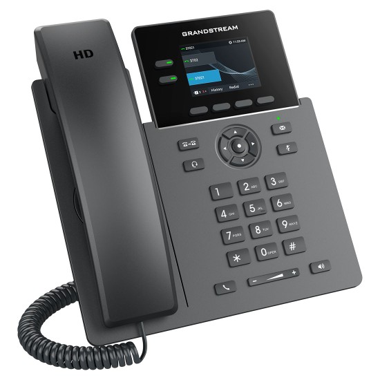 GRP2610P, Teléfono IP HD Carrier-Grade, 2 cuentas SIP, LCD 2.4" color.
