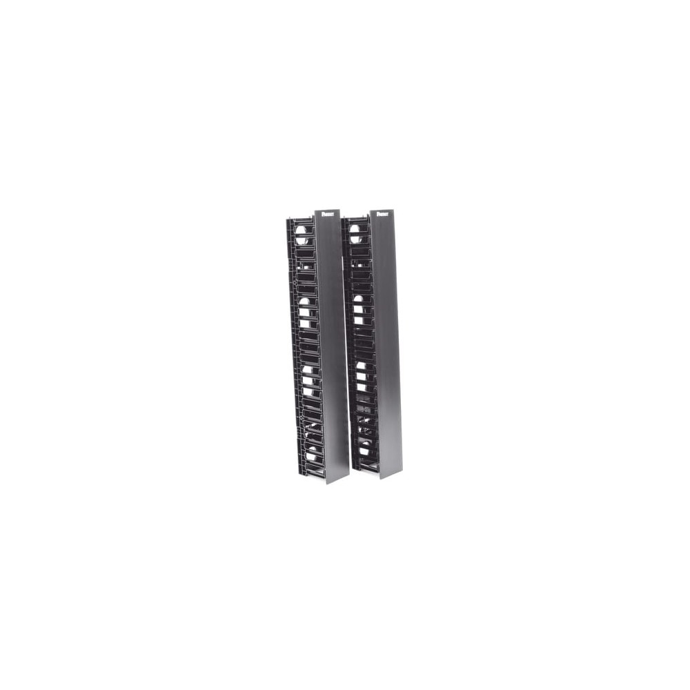 Organizador Vertical NetRunner, Doble (Frontal y Posterior), Para Rack