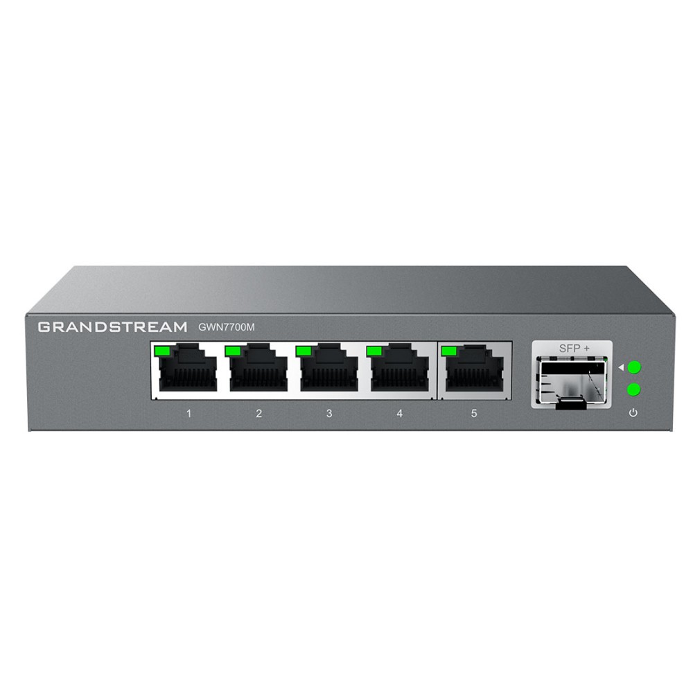 GWN7700M, Switch No Administrable, 5 puertos RJ45 de 100/1000/2500Mbps