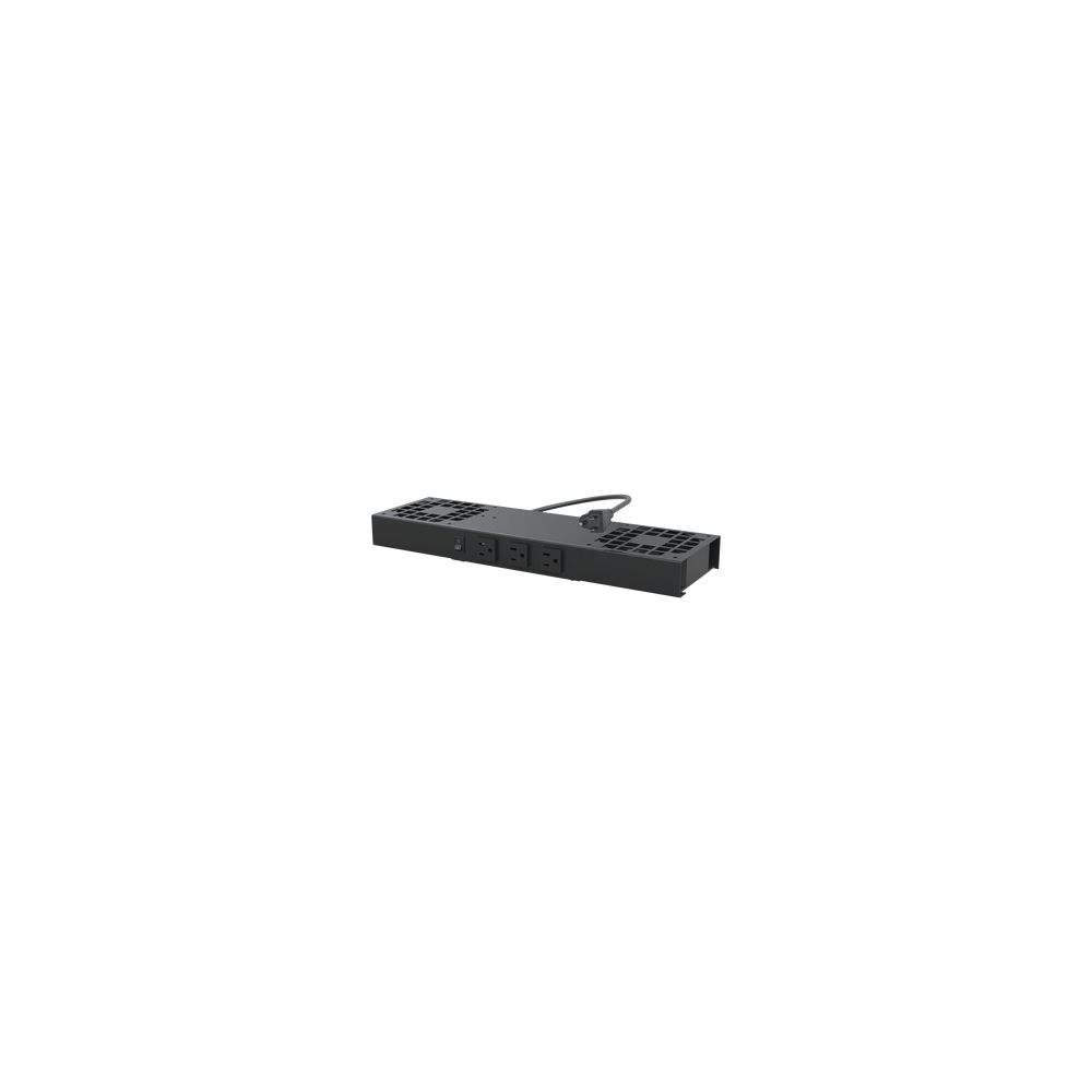 Kit de 2 Ventiladores (12 x 12 cm) con 3 Tomas de Corriente 110 Vca/50