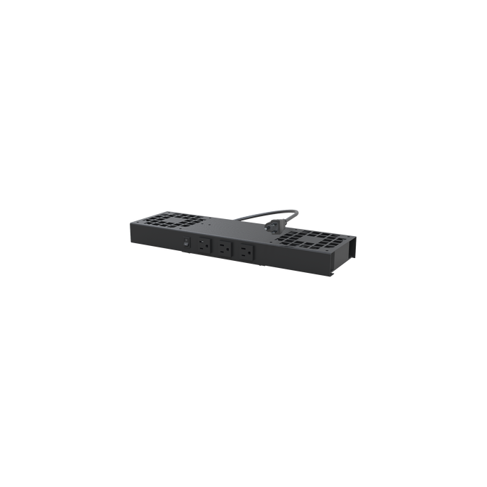 Kit de 2 Ventiladores (12 x 12 cm) con 3 Tomas de Corriente 110 Vca/50