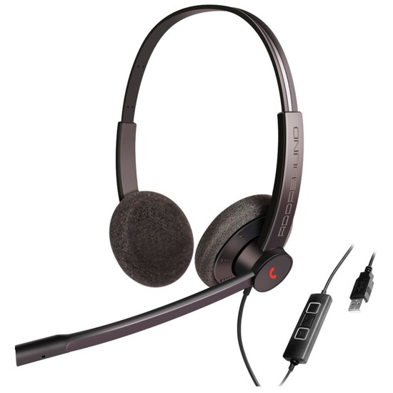 EPIC 302, Diadema UC, control llamada, mute y vol, conexión por USB (B