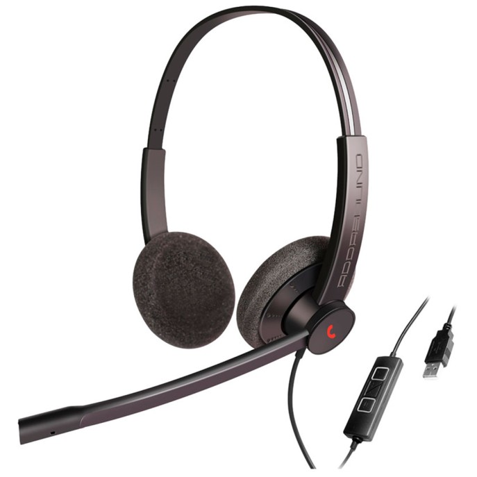 EPIC 302, Diadema UC, control llamada, mute y vol, conexión por USB (B