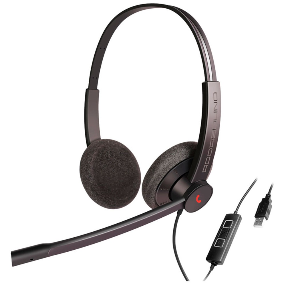 EPIC 302, Diadema UC, control llamada, mute y vol, conexión por USB (B