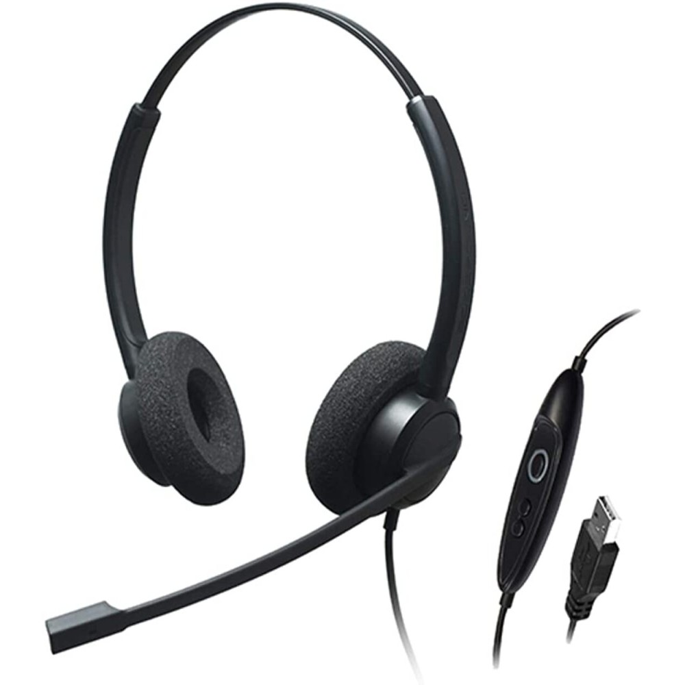 CRYSTAL SR2732, Diadema clásica, accesible, control mute y vol, USB (B
