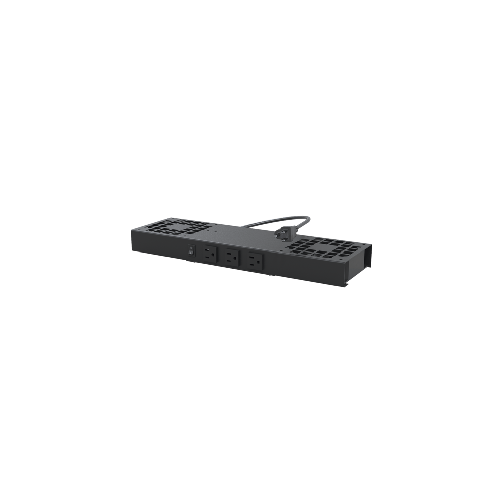 Kit de 2 Ventiladores (12 x 12 cm) con 3 Tomas de Corriente 110 Vca/50