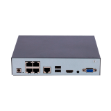 NVR-104S3-P4-ECO, NVR de 4 canales PoE, 6MP, 1 HDD hasta 6TB, 1 HDMI y