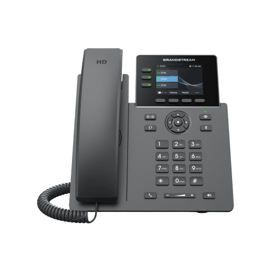 GRP2611G, Teléfono IP HD Carrier-Grade, 3 cuentas SIP, LCD 2.8" color.