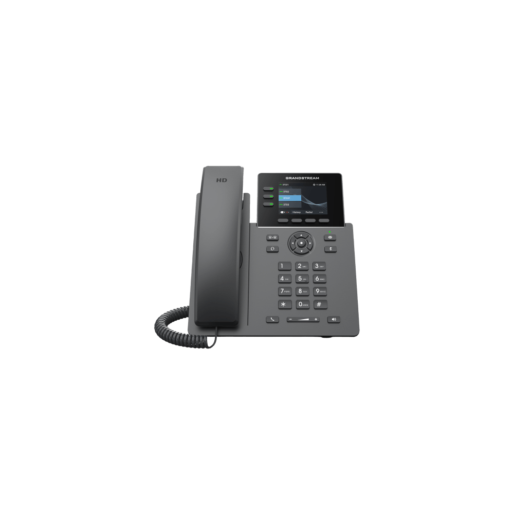 GRP2611G, Teléfono IP HD Carrier-Grade, 3 cuentas SIP, LCD 2.8" color.