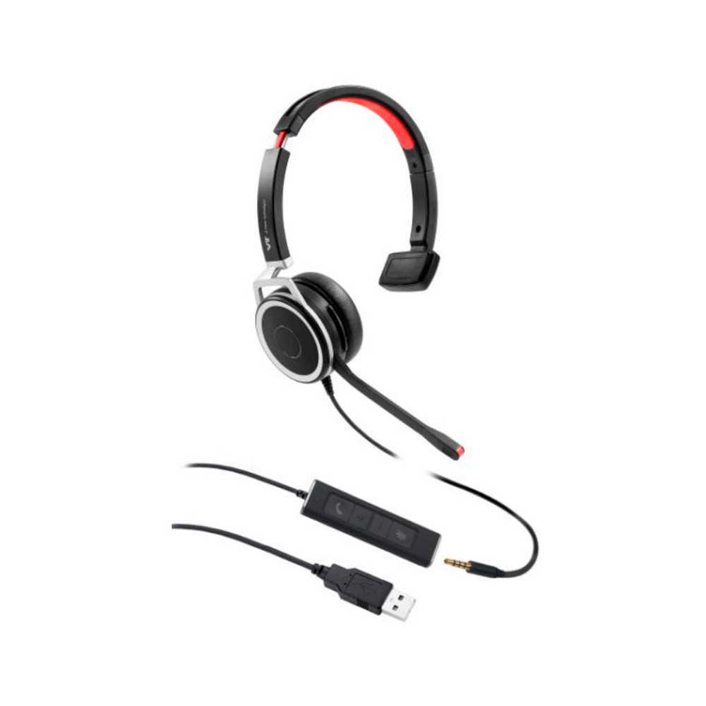 VTX208-M, Diadema monaural, Conector USB 2.0 y 3.5mm