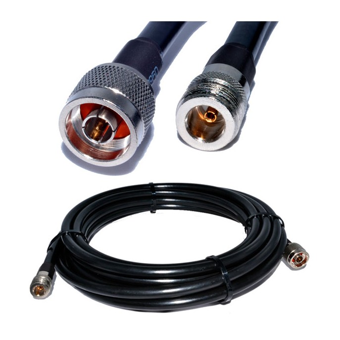 TL-ANT24EC12N, Cable Extensión 2.4 & 5GHz, 12m, N-M a N-H