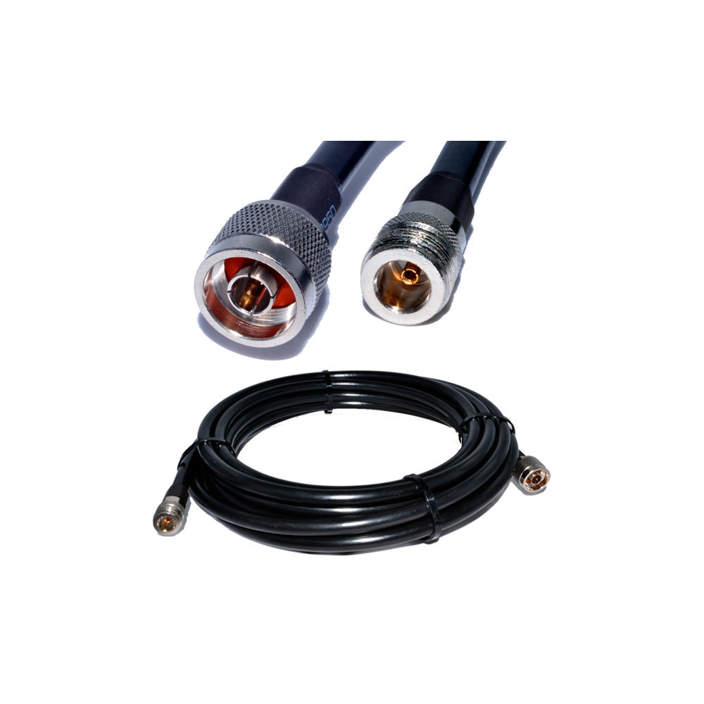 TL-ANT24EC12N, Cable Extensión 2.4 & 5GHz, 12m, N-M a N-H