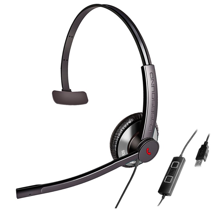 EPIC 511-G, Diadema ambiente extremo y controles, doble mic, USB gris