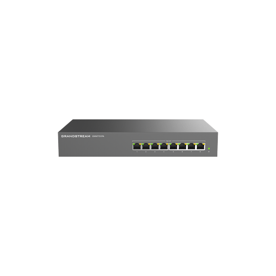 GWN7701PA, Switch PoE No Administrable, 8 x GigaEth, 8 Puertos con PoE