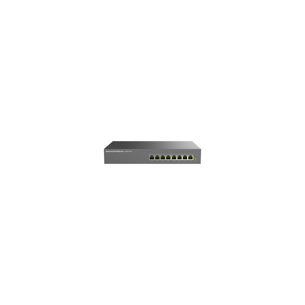 GWN7701PA, Switch PoE No Administrable, 8 x GigaEth, 8 Puertos con PoE