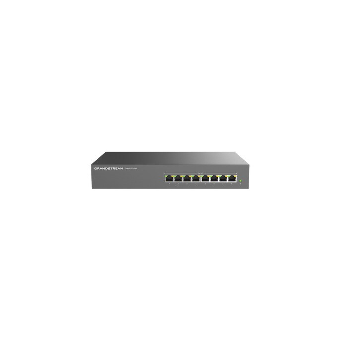 GWN7701PA, Switch PoE No Administrable, 8 x GigaEth, 8 Puertos con PoE