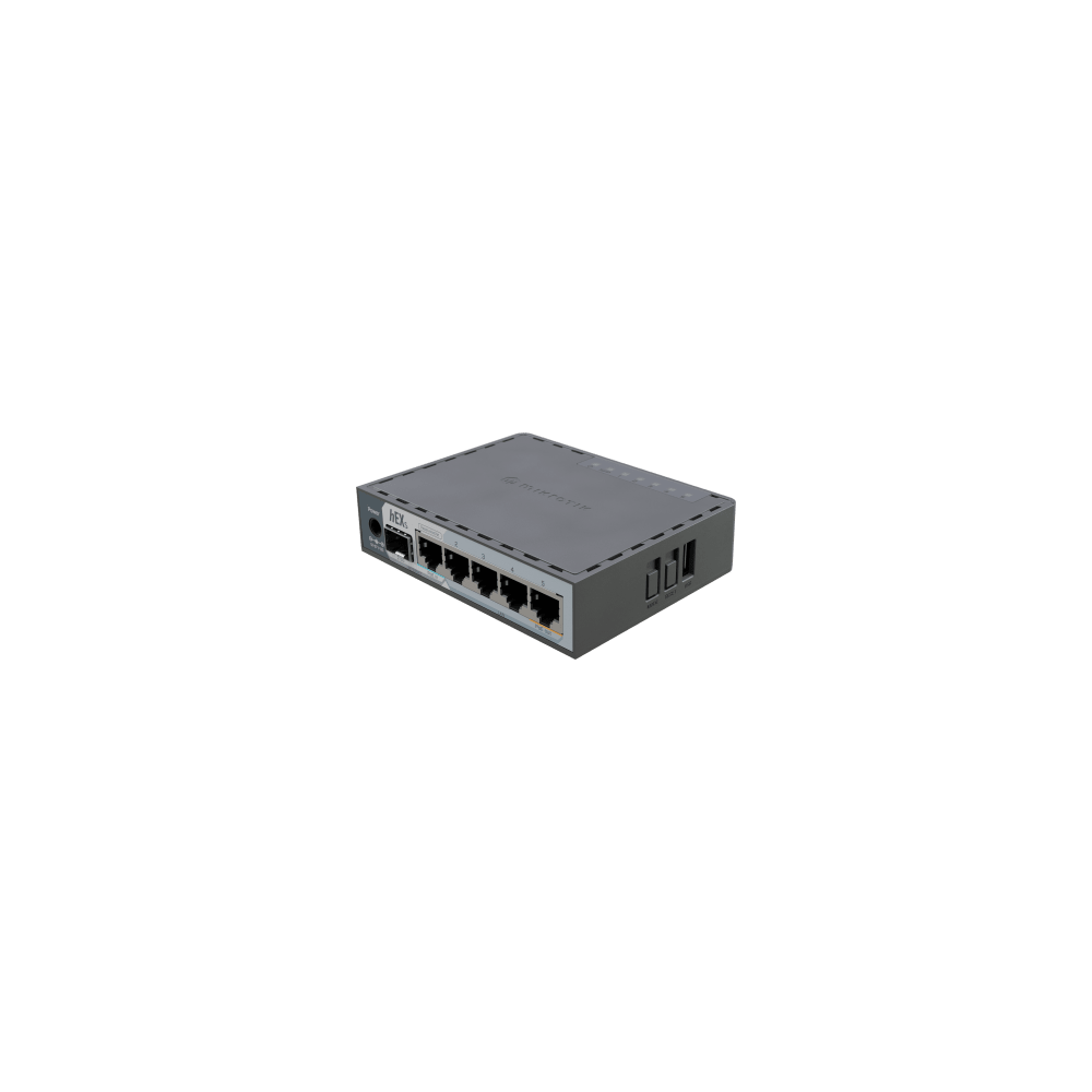 E60iUGS, hEX S, Ruteador Dual Core 950MHz, 512MB RAM, 2.5G SFP, 5xGEth