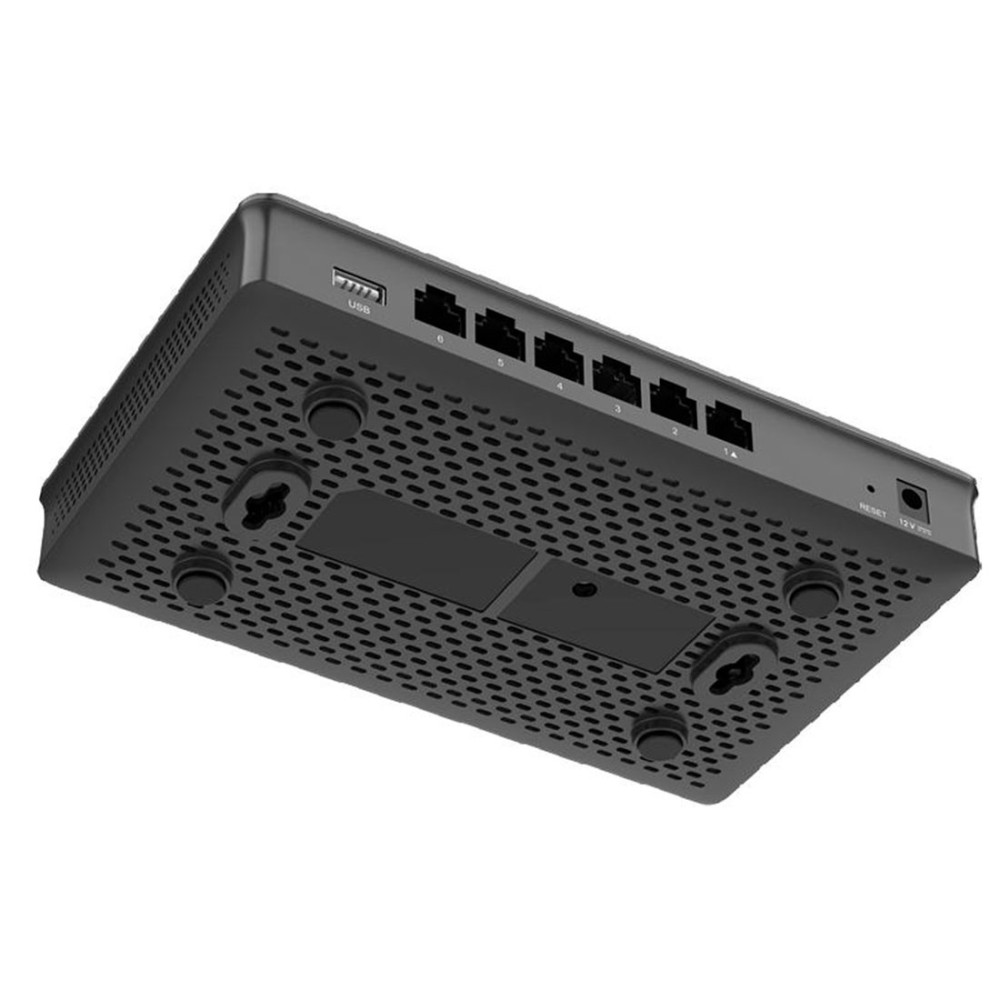 GWN7001, Ruteador Multi-WAN, Firewall y VPNs, 6xGigaEth configurables