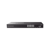 GWN7801P, Switch PoE Administrable capa 2, 8 x GigaEth PoE/PoE+ y 2 x
