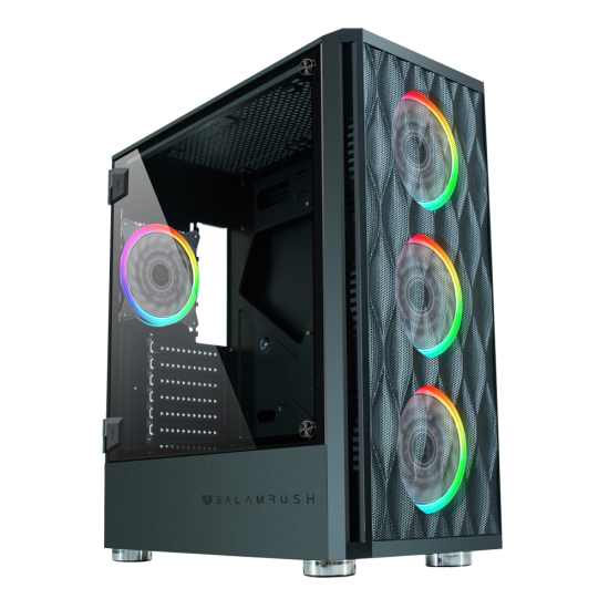 GABINETE BALAMRUSH E-ATX 4VENT ARGB 2USB 3.0 CRISTAL SGX3000 BR-931281