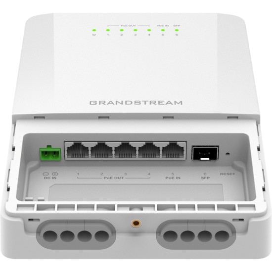 GWN7710R, Switch Administrable capa 2-lite, exteriores IP66, 5 x GigaE