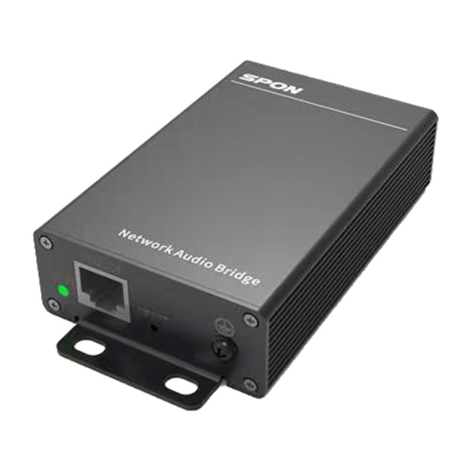 GEN-3101A01, Bridge de audio IP, conecta bocina o amplificador análogo