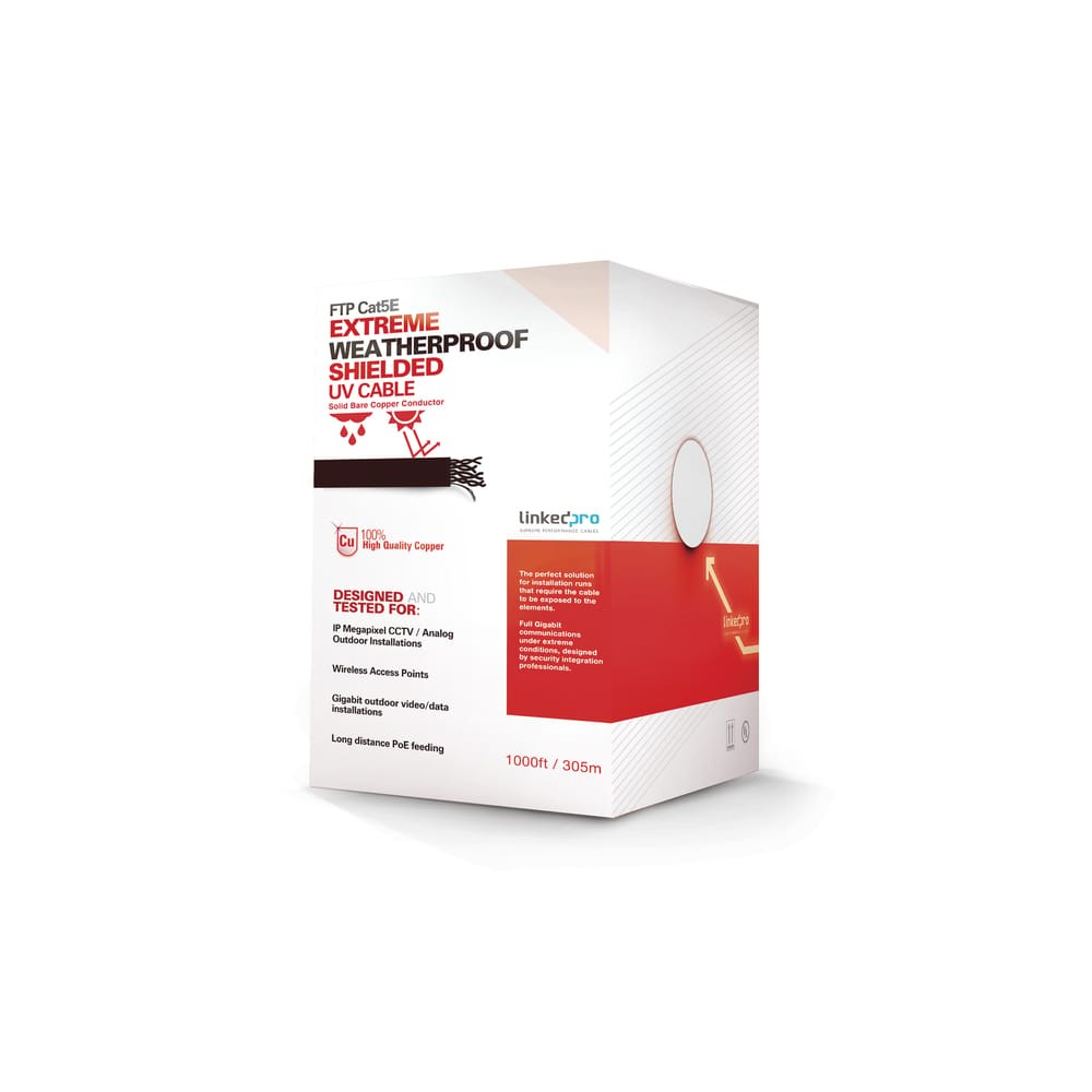 Bobina de Cable de 152 Metros (499 Pies), Cat5e, FTP, Blindado, para I