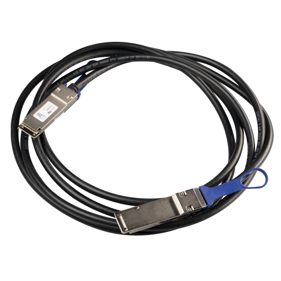 XQ+DA0003, cable de conexión directa 40/100 Gigabit QSFP28, 3 metros