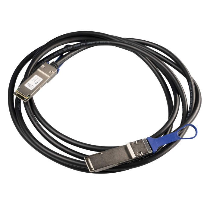XQ+DA0003, cable de conexión directa 40/100 Gigabit QSFP28, 3 metros