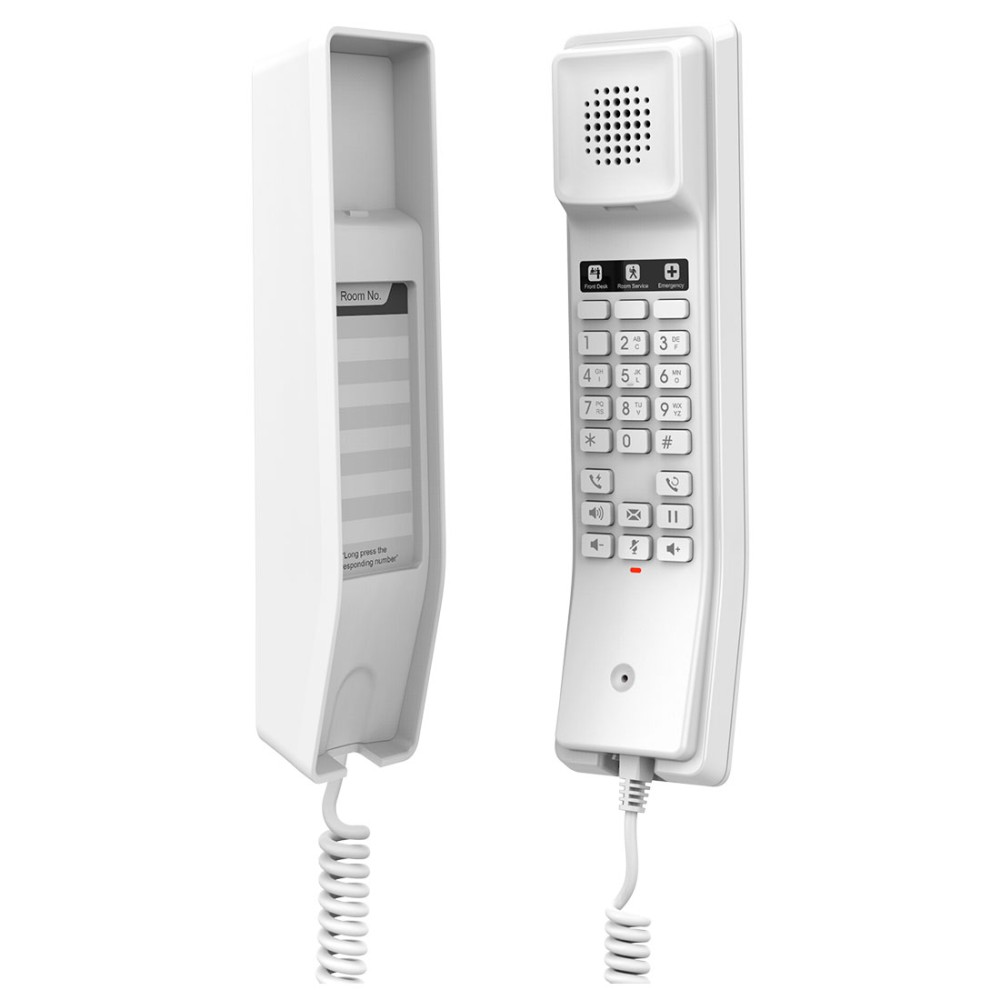 GHP610W, Teléfono Hotelero IP Blanco, WiFi, 2 cuentas SIP 2 líneas, GD