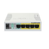 CSS106-1G-4P-1S, Sw RB260GSP 5 Eth Gb SFP salida PoE Pasivo