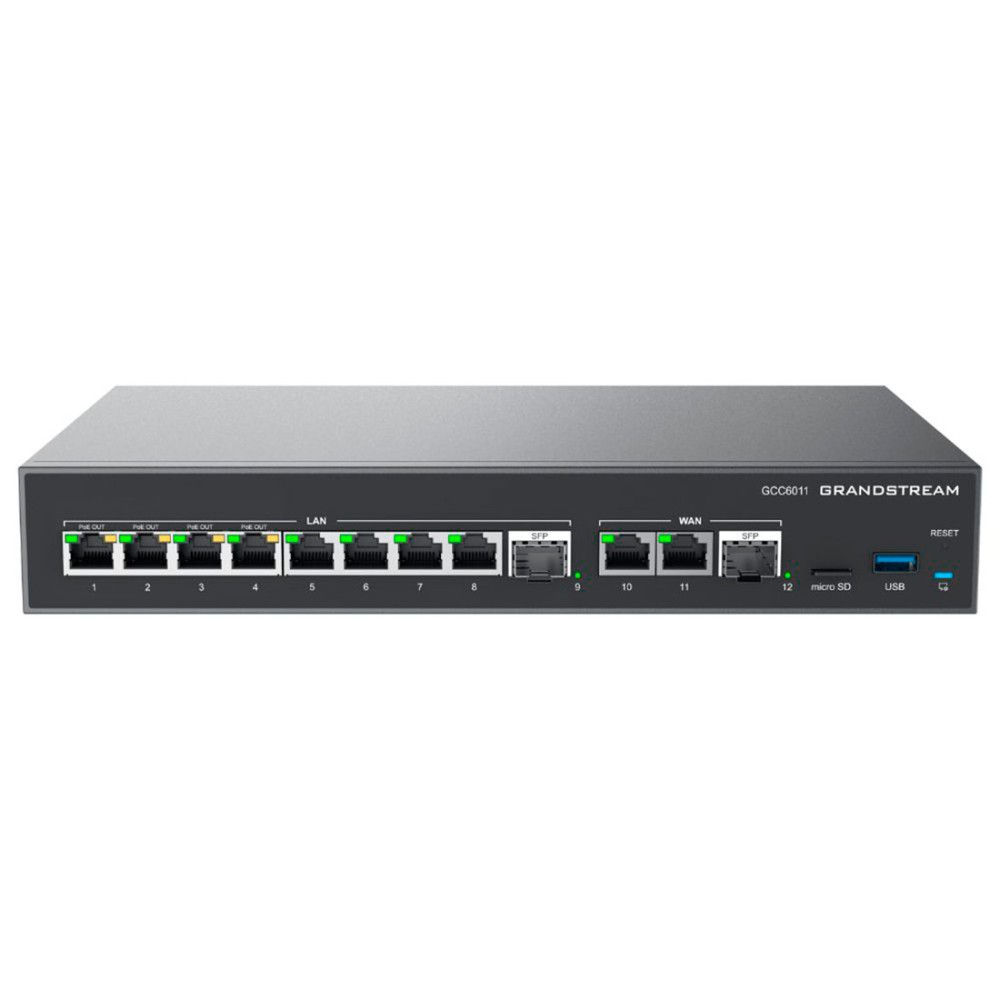 GCC6011, Dispositivo 4 en 1, Conmutador IP, Firewall, Ruteador VPN y S