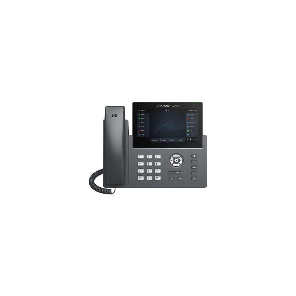GRP2670, Teléfono IP HD Carrier-Grade, 6 cuentas SIP, 12 líneas, WiFi,
