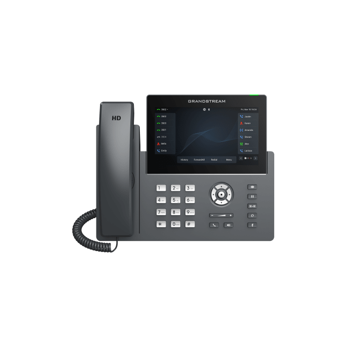 GRP2670, Teléfono IP HD Carrier-Grade, 6 cuentas SIP, 12 líneas, WiFi,