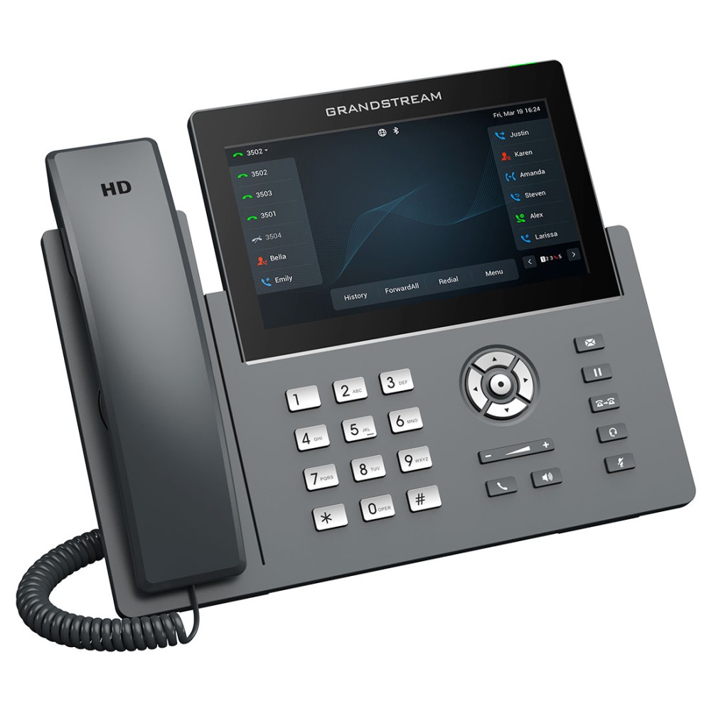 GRP2670, Teléfono IP HD Carrier-Grade, 6 cuentas SIP, 12 líneas, WiFi,