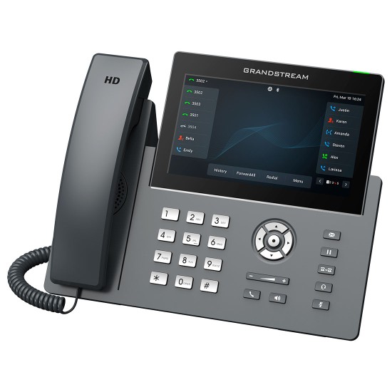 GRP2670, Teléfono IP HD Carrier-Grade, 6 cuentas SIP, 12 líneas, WiFi,