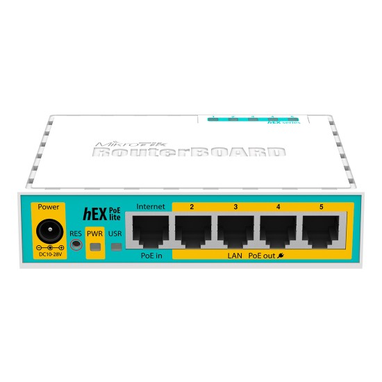 RB750UPr2, RB 5 Eth 64MB RAM 400Mhz CPU PoE 2-5 Eth USB