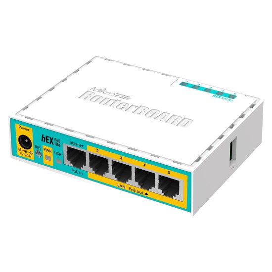RB750UPr2, RB 5 Eth 64MB RAM 400Mhz CPU PoE 2-5 Eth USB